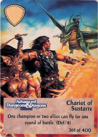 Spellfire CCG | Chariot of Sustarre - 2nd Edition 361 of 400 | The Nerd Merchant