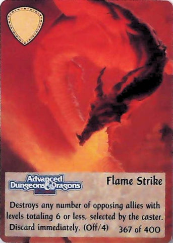 Spellfire CCG | Flame Strike - 2nd Edition 367 of 400 | The Nerd Merchant