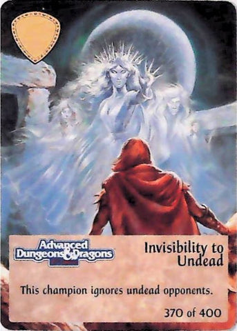 Spellfire CCG | Invisibility to Undead - 2nd Edition 370 of 400 | The Nerd Merchant