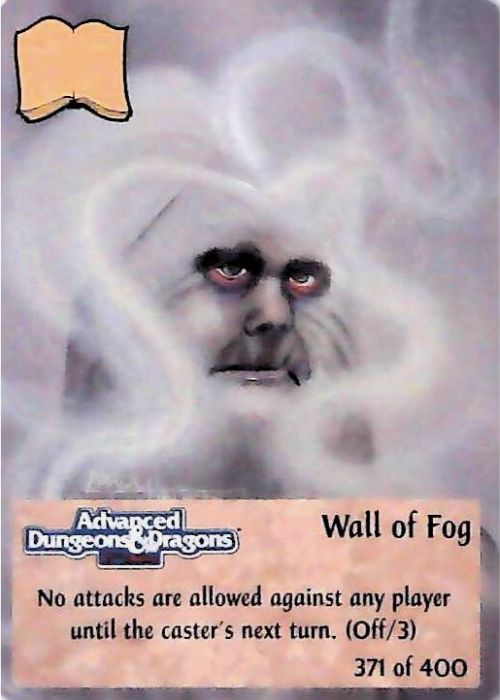 Spellfire CCG | Wall of Fog - 2nd Edition 371 of 400 | The Nerd Merchant