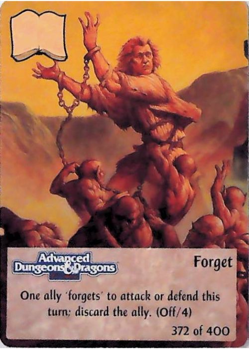 Spellfire CCG | Forget - 2nd Edition 372 of 400 | The Nerd Merchant