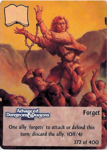 Spellfire CCG | Forget - 2nd Edition 372 of 400 | The Nerd Merchant