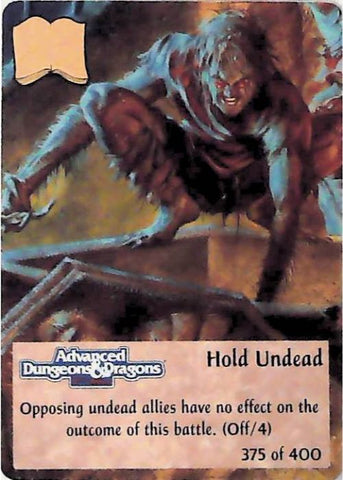 Spellfire CCG | Hold Undead - 2nd Edition 375 of 400 | The Nerd Merchant