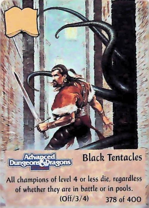 Spellfire CCG | Black Tentacles - 2nd Edition 378 of 400 | The Nerd Merchant