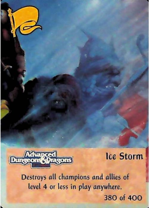 Spellfire CCG | Ice Storm - 2nd Edition 380 of 400 | The Nerd Merchant