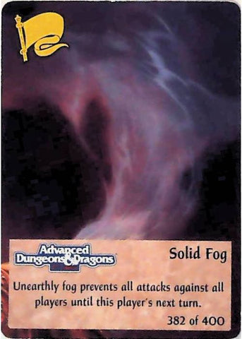 Spellfire CCG | Solid Fog - 2nd Edition 382 of 400 | The Nerd Merchant