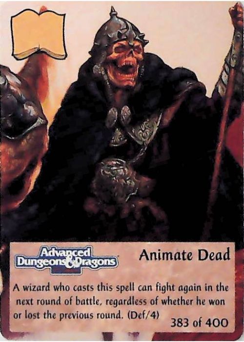 Spellfire CCG | Animate Dead - 2nd Edition 383 of 400 | The Nerd Merchant