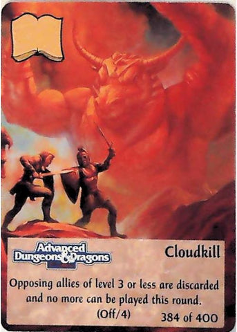 Spellfire CCG | Cloudkill - 2nd Edition 384 of 400 | The Nerd Merchant