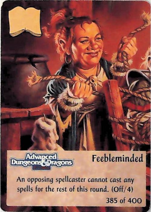 Spellfire CCG | Feebleminded - 2nd Edition 385 of 400 | The Nerd Merchant