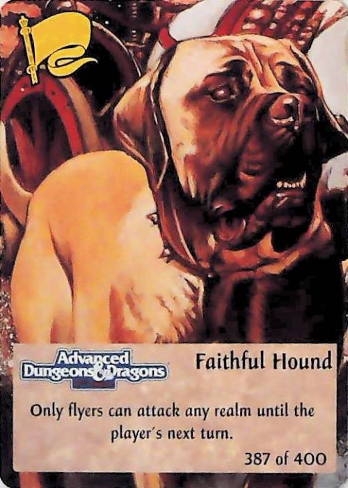 Spellfire CCG | Faithful Hound - 2nd Edition 387 of 400 | The Nerd Merchant
