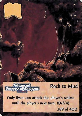 Spellfire CCG | Rock to Mud - 2nd Edition 389 of 400 | The Nerd Merchant