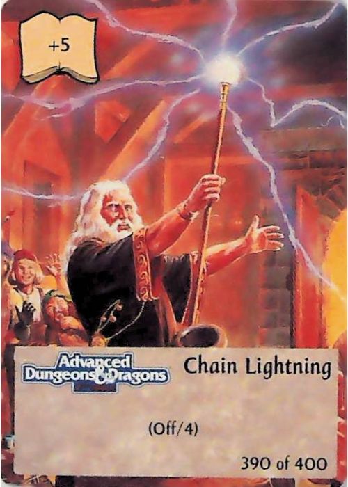 Spellfire CCG | Chain Lightning - 2nd Edition 390 of 400 | The Nerd Merchant