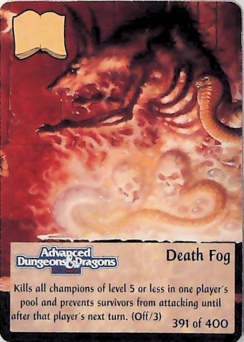 Spellfire CCG | Death Fog - 2nd Edition 391 of 400 | The Nerd Merchant