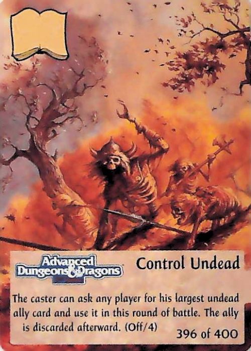 Spellfire CCG | Control Undead - 2nd Edition 396 of 400 | The Nerd Merchant