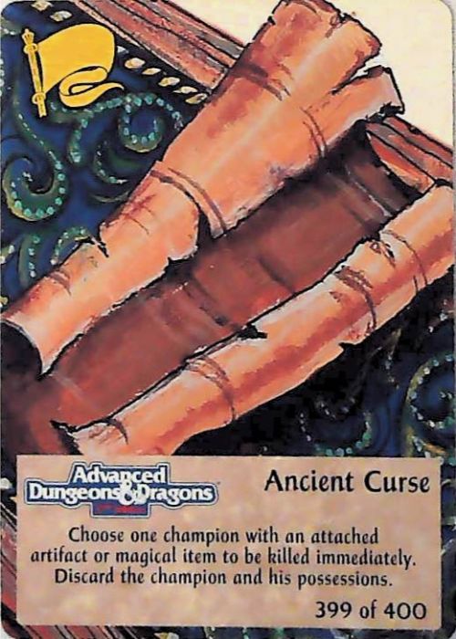 Spellfire CCG | Ancient Curse - 2nd Edition 399 of 400 | The Nerd Merchant