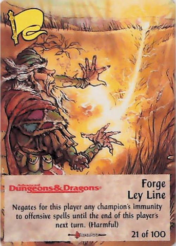 Spellfire CCG | Forge Ley Line - Birthright 21/100 | The Nerd Merchant