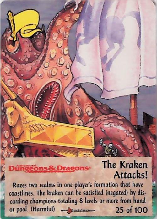 Spellfire CCG | The Kraken Attacks! - Birthright 25/100 | The Nerd Merchant