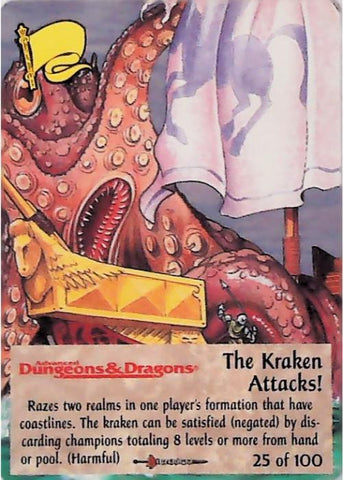Spellfire CCG | The Kraken Attacks! - Birthright 25/100 | The Nerd Merchant