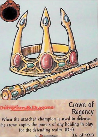 Spellfire CCG | Crown of Regency - Birthright 26/100 | The Nerd Merchant
