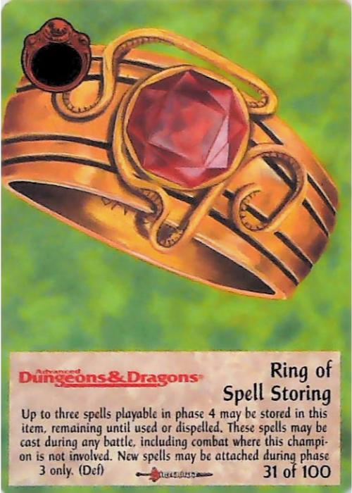 Spellfire CCG | Ring of Spell Storing - Birthright 31/100 | The Nerd Merchant