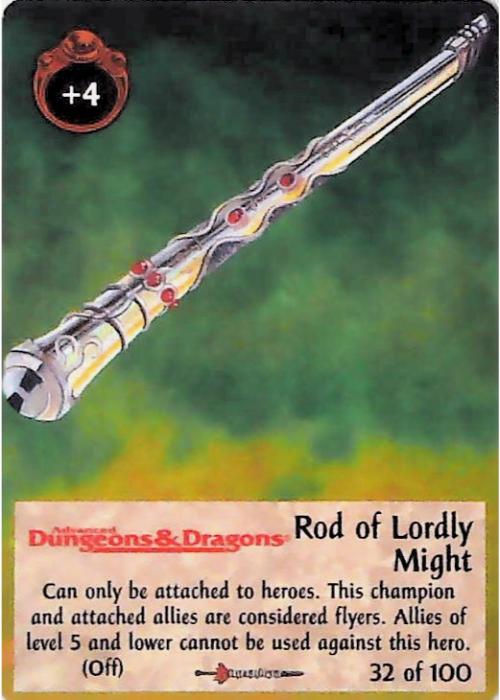 Spellfire CCG | Rod of Lordly Might - Birthright 32/100 | The Nerd Merchant