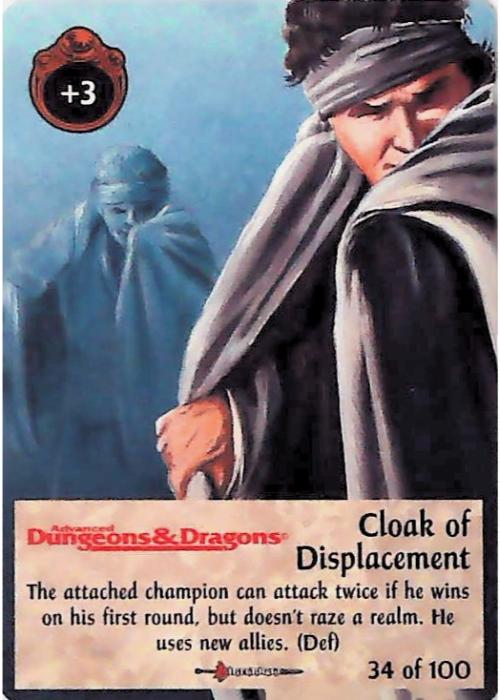 Spellfire CCG | Cloak of Displacement - Birthright 34/100 | The Nerd Merchant