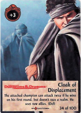 Spellfire CCG | Cloak of Displacement - Birthright 34/100 | The Nerd Merchant