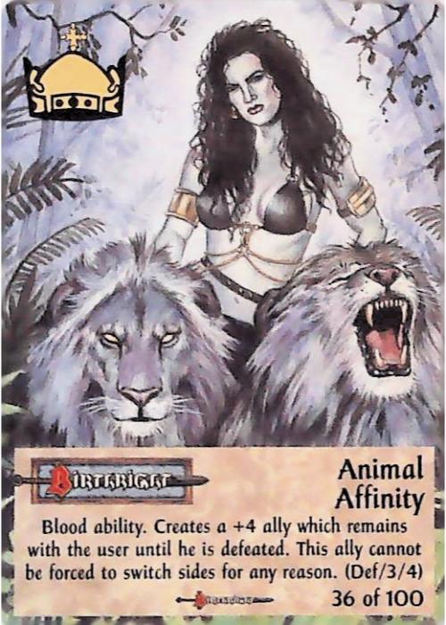 Spellfire CCG | Animal Affinity - Birthright 36/100 | The Nerd Merchant