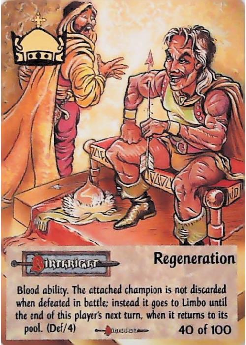 Spellfire CCG | Regeneration - Birthright 40/100 | The Nerd Merchant