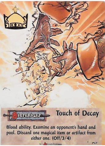 Spellfire CCG | Touch of Decay - Birthright 41/100 | The Nerd Merchant