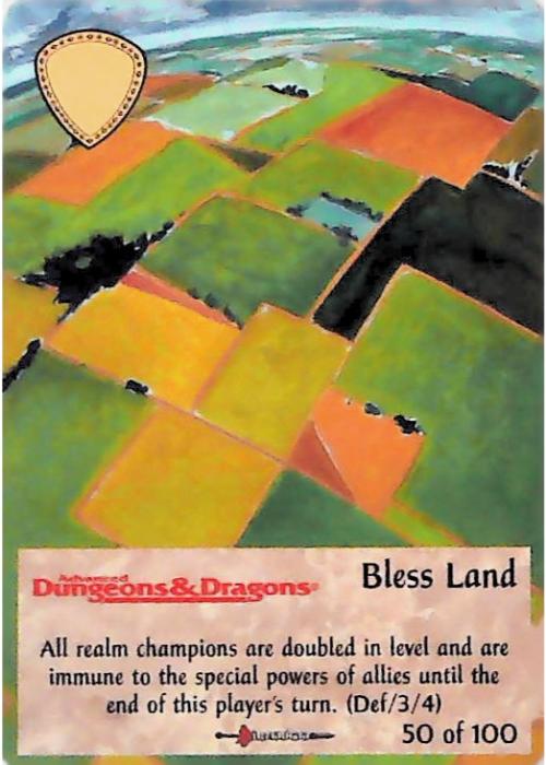 Spellfire CCG | Bless Land - Birthright 50/100 | The Nerd Merchant