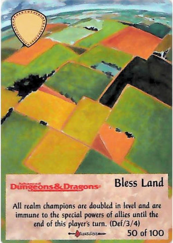 Spellfire CCG | Bless Land - Birthright 50/100 | The Nerd Merchant