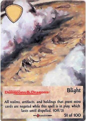 Spellfire CCG | Blight - Birthright 51/100 | The Nerd Merchant