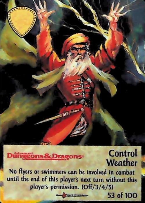 Spellfire CCG | Control Weather - Birthright 53/100 | The Nerd Merchant