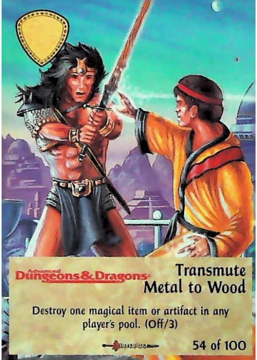 Spellfire CCG | Transmute Metal to Wood - Birthright 54/100 | The Nerd Merchant
