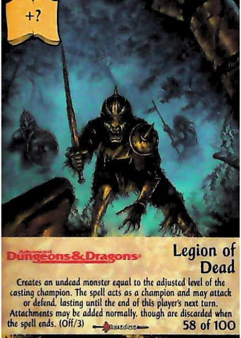 Spellfire CCG | Legion of Dead - Birthright 58/100 | The Nerd Merchant