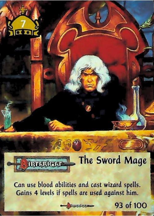 Spellfire CCG | The Sword Mage - Birthright 93/100 | The Nerd Merchant