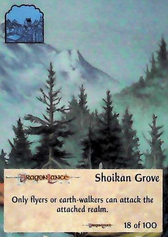 Spellfire CCG | Shoikan Grove - Dragonlance 18/100 | The Nerd Merchant