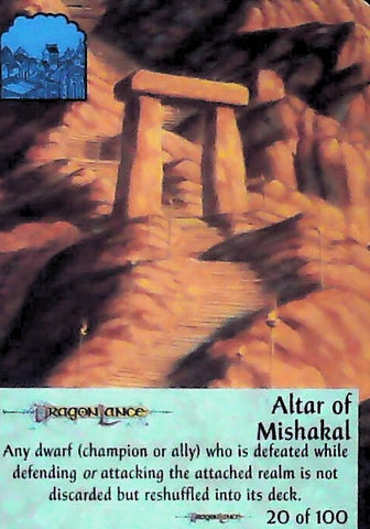 Spellfire CCG | Altar of Mishakal - Dragonlance 20/100 | The Nerd Merchant