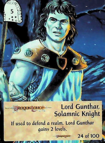 Spellfire CCG | Lord Gunthar, Solamnic Knight - Dragonlance 24/100 | The Nerd Merchant