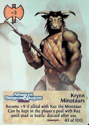 Spellfire CCG | Krynn Minotaurs - Dragonlance 43/100 | The Nerd Merchant