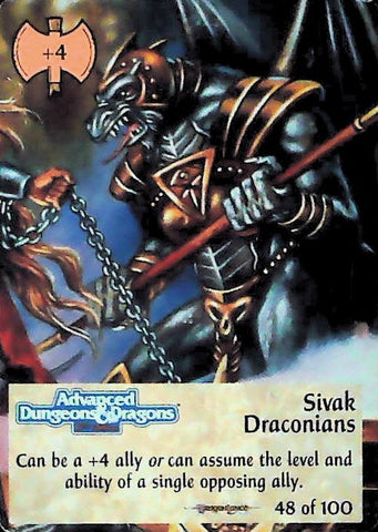 Spellfire CCG | Sivak Draconians - Dragonlance 48/100 | The Nerd Merchant