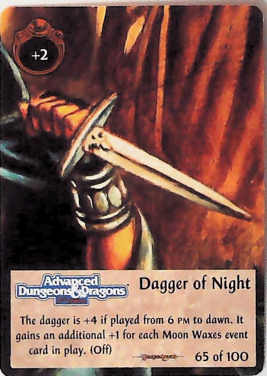 Spellfire CCG | Dagger of Night - Dragonlance 65/100 | The Nerd Merchant