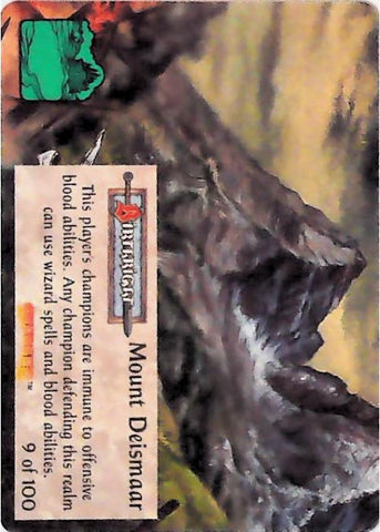 Spellfire CCG | Mount Deismaar - Dracnomicon 9/100 | The Nerd Merchant