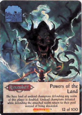 Spellfire CCG | Powers of the Land - Dracnomicon 12/100 | The Nerd Merchant