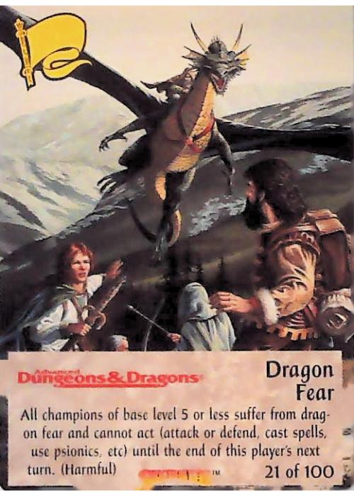 Spellfire CCG | Dragon Fear - Dracnomicon 21/100 | The Nerd Merchant