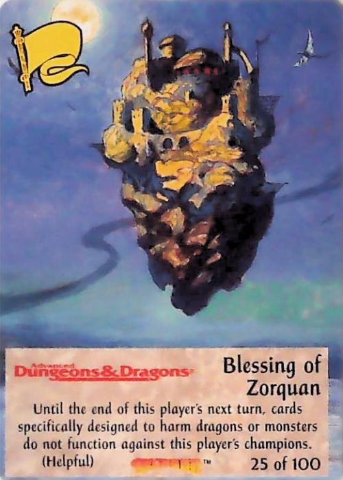 Spellfire CCG | Blessing of Zorquan - Dracnomicon 25/100 | The Nerd Merchant