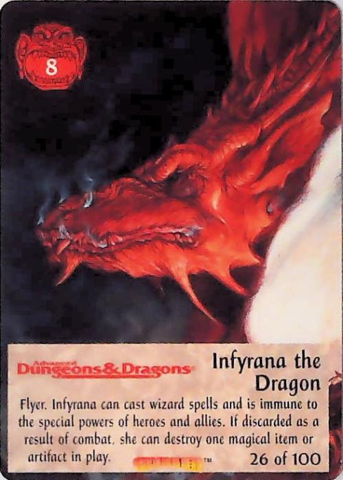 Spellfire CCG | Infyrana the Dragon - Dracnomicon 26/100 | The Nerd Merchant