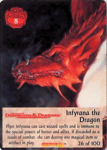 Spellfire CCG | Infyrana the Dragon - Dracnomicon 26/100 | The Nerd Merchant