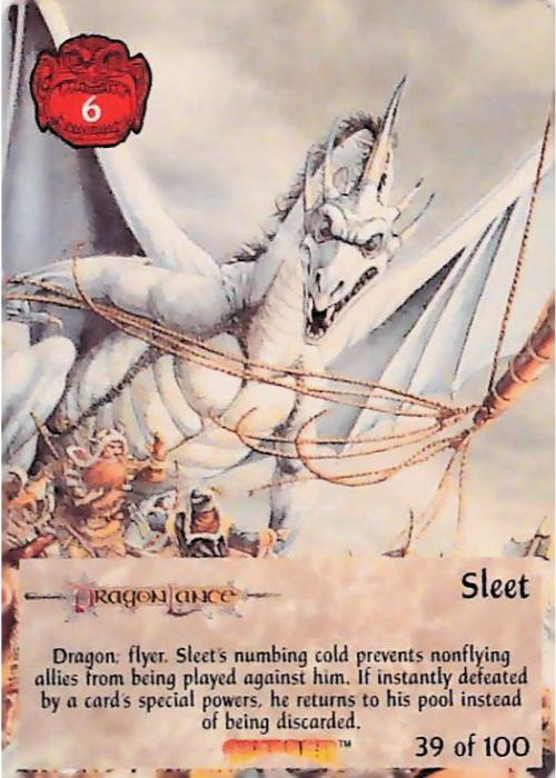 Spellfire CCG | Sleet - Dracnomicon 39/100 | The Nerd Merchant